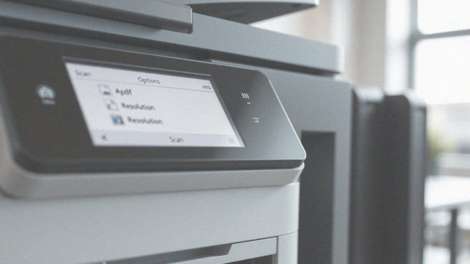 Jak korzystać z panelu drukarki do skanowania?