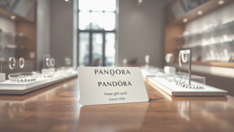 Jak działa karta podarunkowa Pandora?