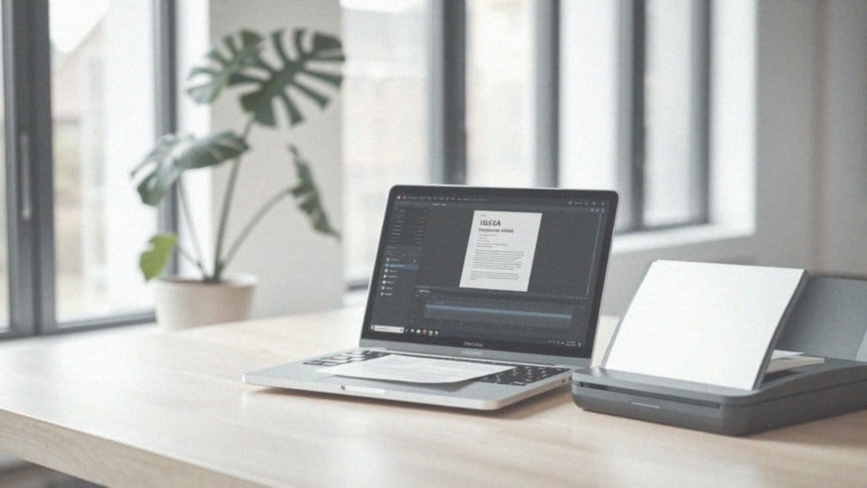 Jakie techniki edycji zeskanowanych dokumentów są dostępne?