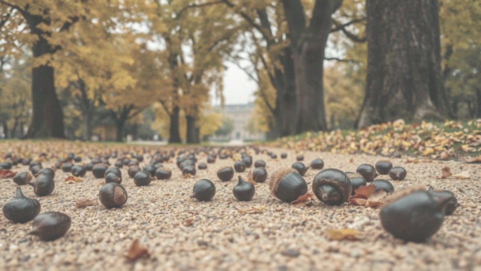 Kiedy kasztany spadają z drzew?