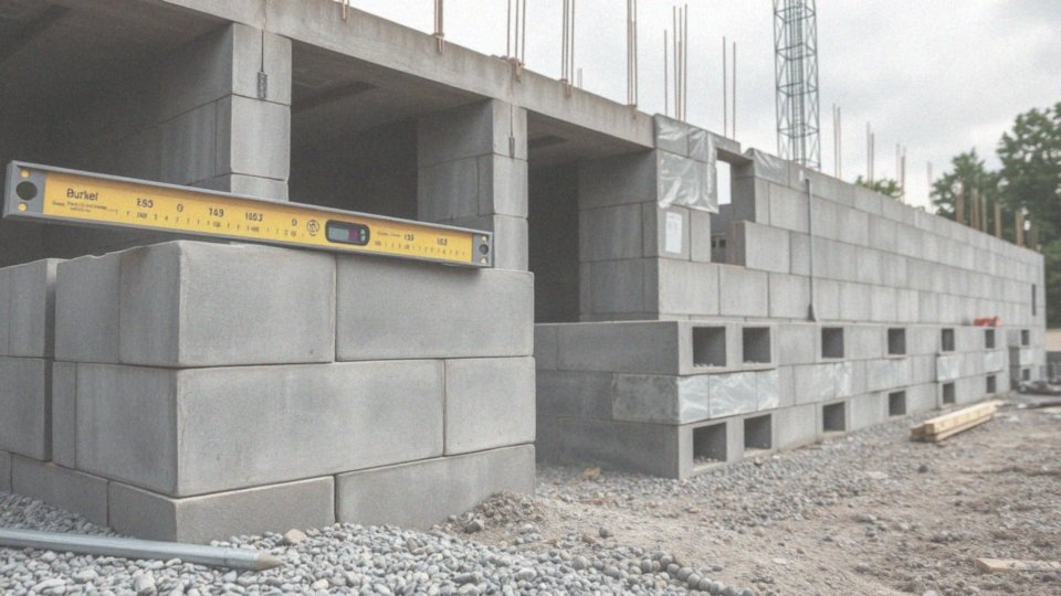 Jak zapewnić właściwe wypoziomowanie bloczków betonowych?